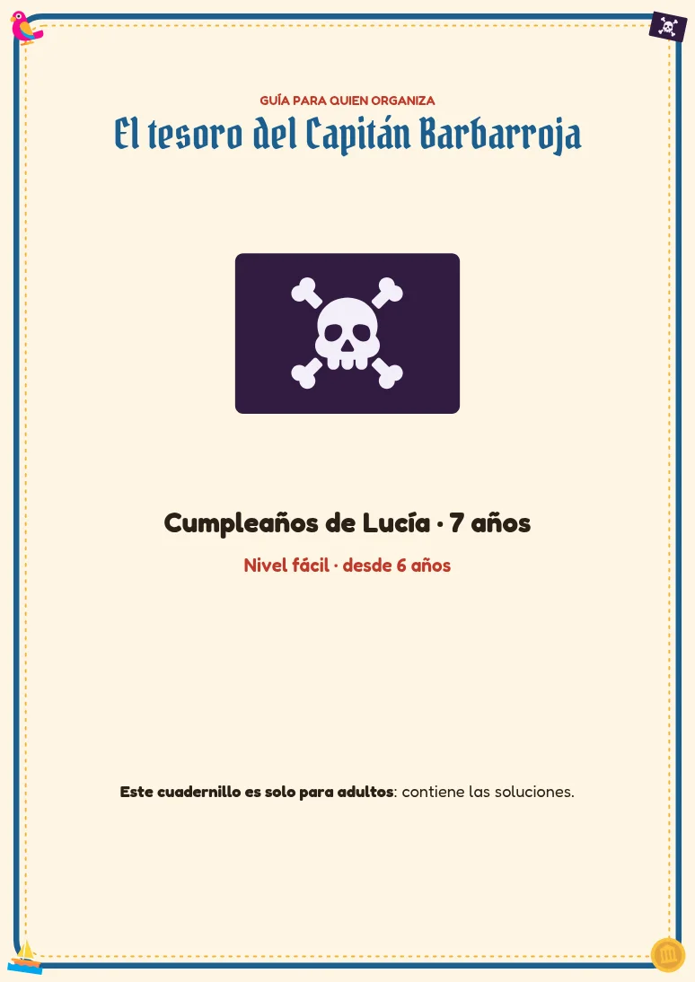 Portada de la guía para quien organiza